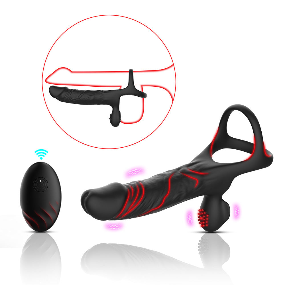 7-Mode Dual Vibe Cock Ring – Double Penetration & Testicle Stimulation - image 4