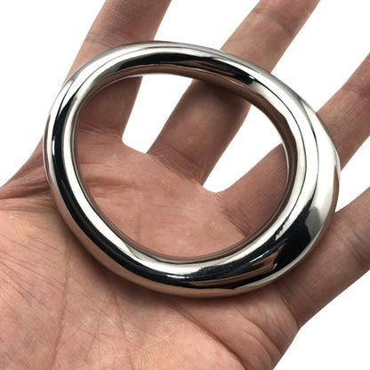 Ergonomic Steel Cock Ring - image 0