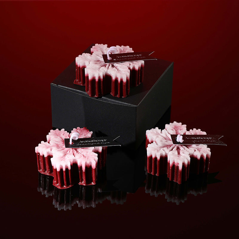 Christmas Snowflake Candles - image 2
