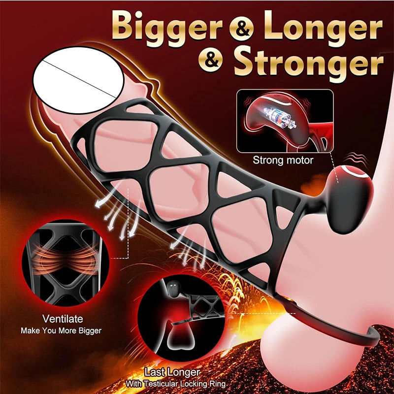 Vibrating Sleeve for Penis with Remote - image 6