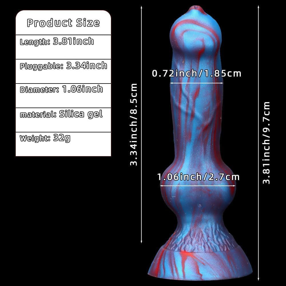 3.34'' Fantasy Knot Mini Dildo - image 1