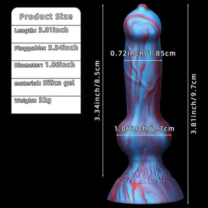 3.34'' Fantasy Knot Mini Dildo - image 1