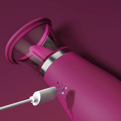 Silicone Nipple Clit Sucking Licking Vibrator - image 3