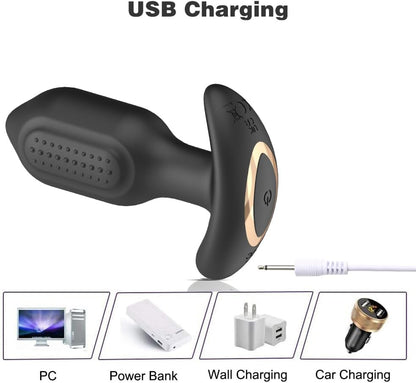 360° Rotating Vibrating Butt Plug APP-Controlled Sex Toy - image 4