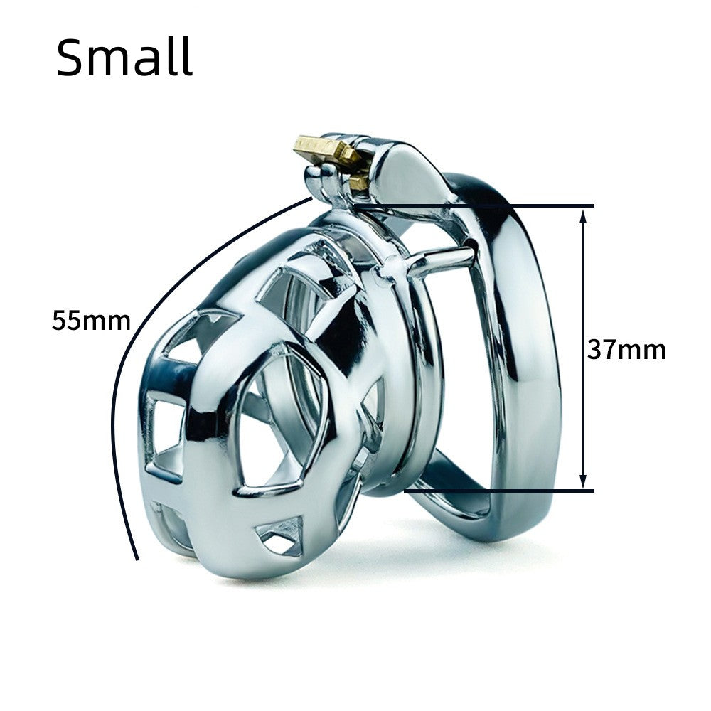 Locked Down Penis Chastity Cage with Belt - image 2