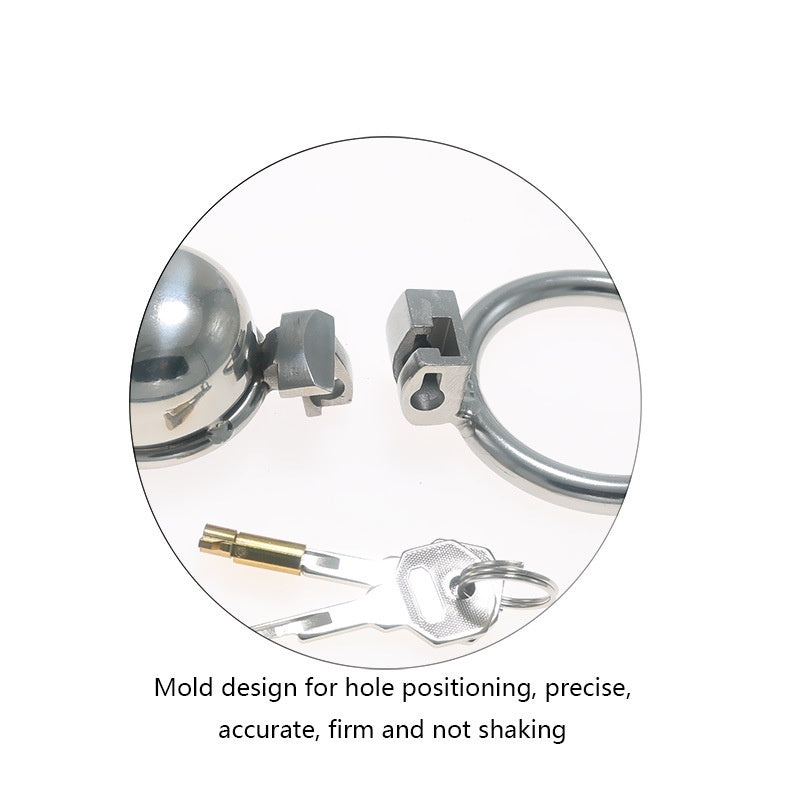 Men's Thickened Stainless Steel Chastity Cage - image 2