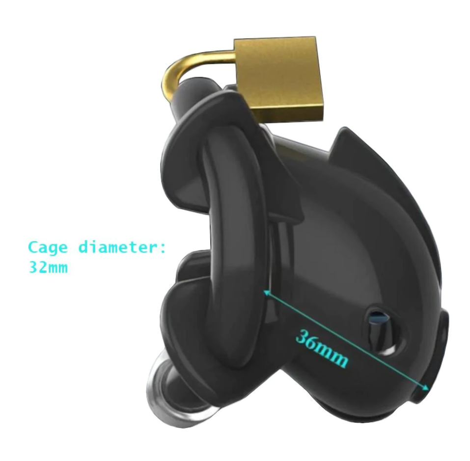 Sissy Short Chastity Cage for Men - image 1
