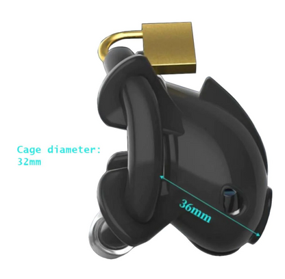 Sissy Short Chastity Cage for Men - image 1