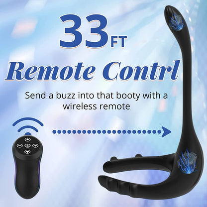 Vibrating Cock Ring With Prostate Masager - image 3