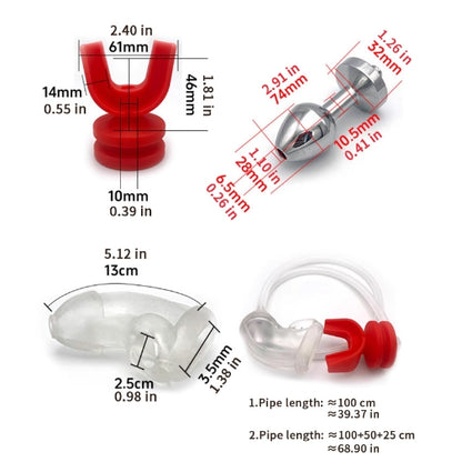Latex Plug Urinal With Piss Hole Adjustable - image 0