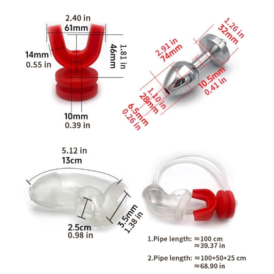 Latex Plug Urinal With Piss Hole Adjustable - image 0