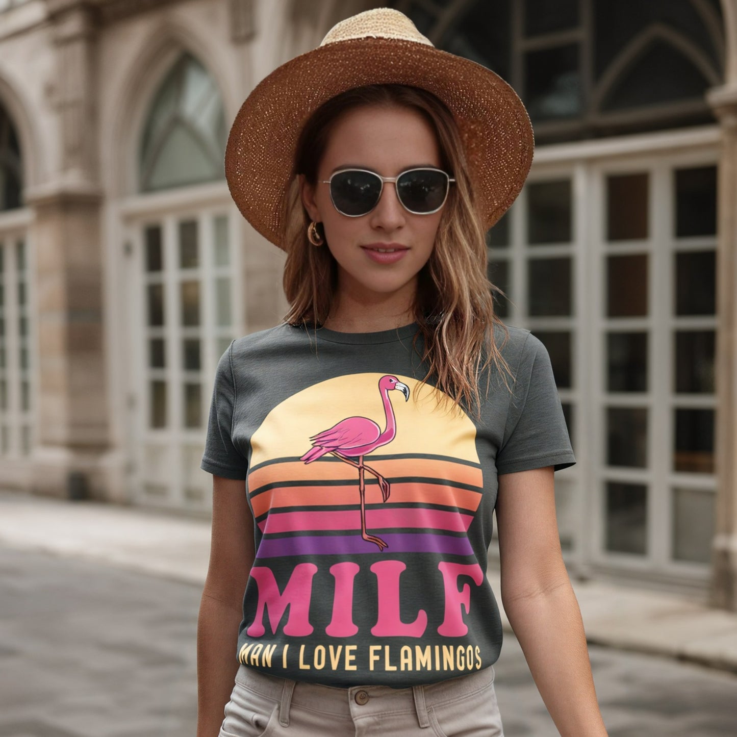 MILF Pink Joke Party T-Shirt - image 3