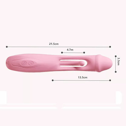 12 Vibration Mods Beating Licking Massager Wand with Leg Strap - image 5