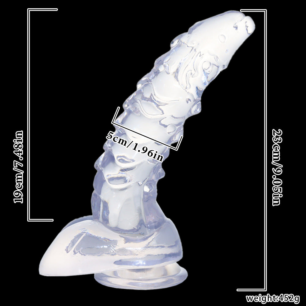 9.05 Inch Dildo Suction Cup - Clear - image 2