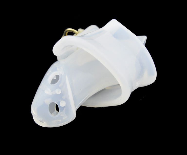 Slick Tiny Chastity Cage - White 50mm - image 3