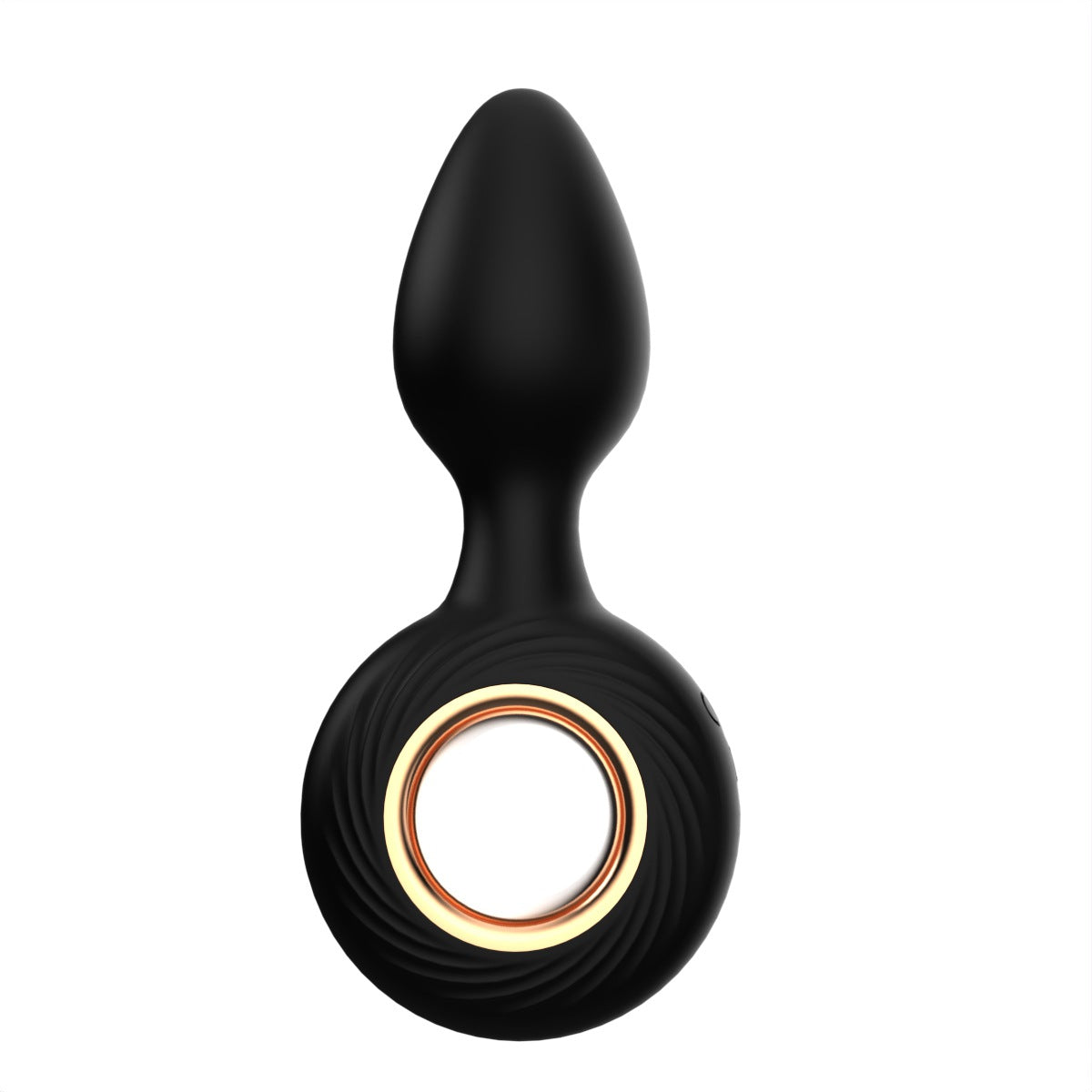 Sweet Smile Vibrating Butt Plug - Black & Gold - image 3