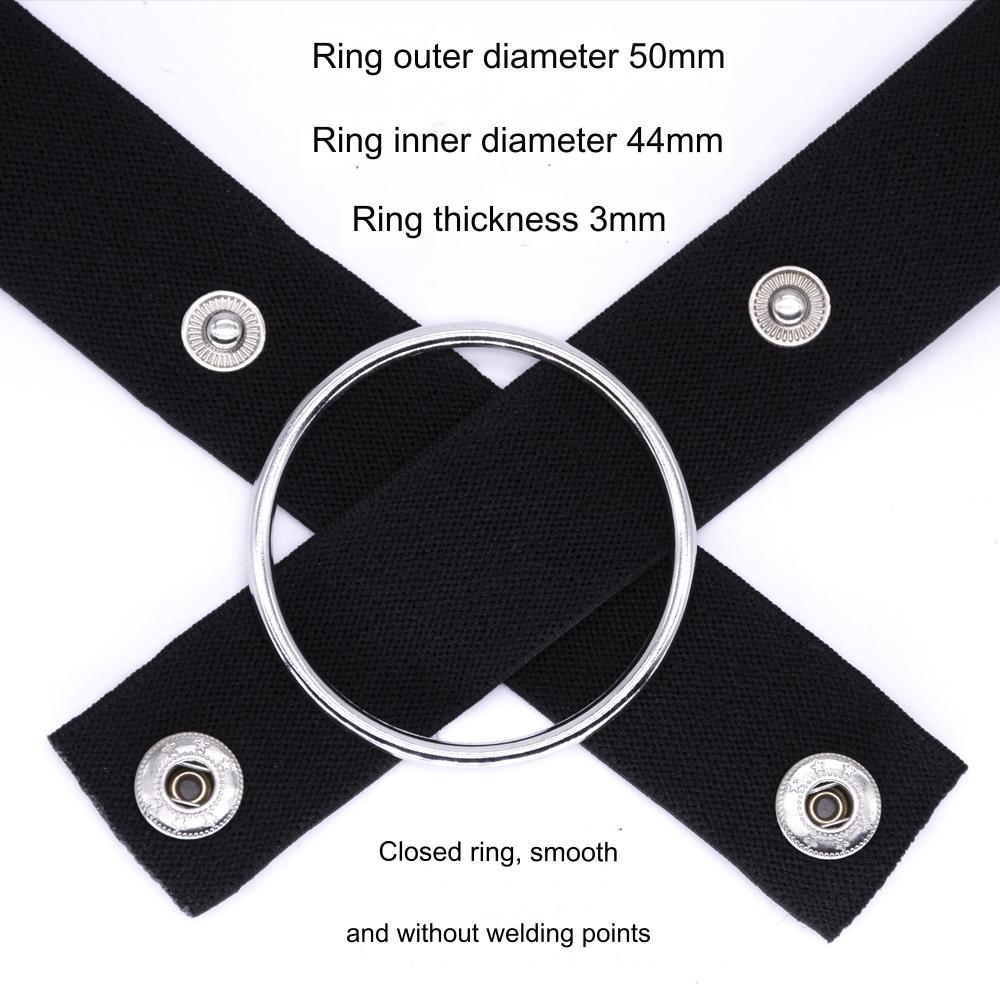 Male Chastity Belt With Four-way Wide Restraint Belt - image 2
