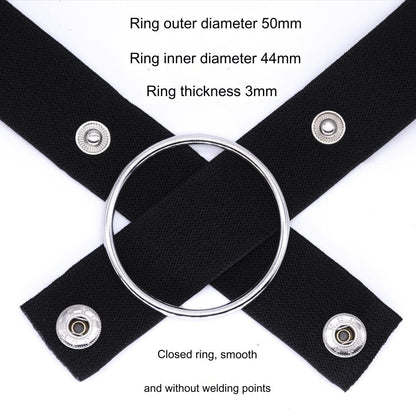 Male Chastity Belt With Four-way Wide Restraint Belt - image 2