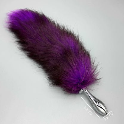 Premium Faux Fur Fox Tail Butt Plug - B - image 2