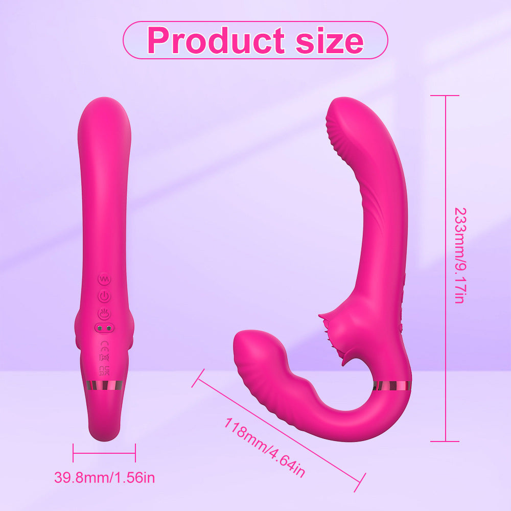 Remote Control G Spot Vibrator With Clit Licking - image 3
