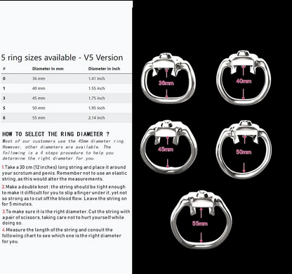 Steel Holy Trainer V5 Chastity Cage - image 9