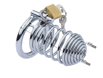 Chrome Rings Chastity Cage - image 1
