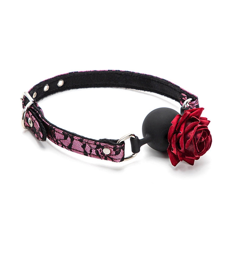 Breathable Adult Ball Gag – Best Bondage Mouth Gag for Couples & BDSM Play - Pink - image 4