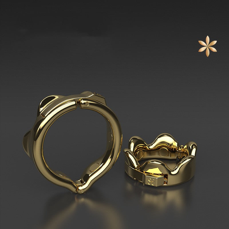 24k Adjustable Glan Ring Penis Ring - image 1
