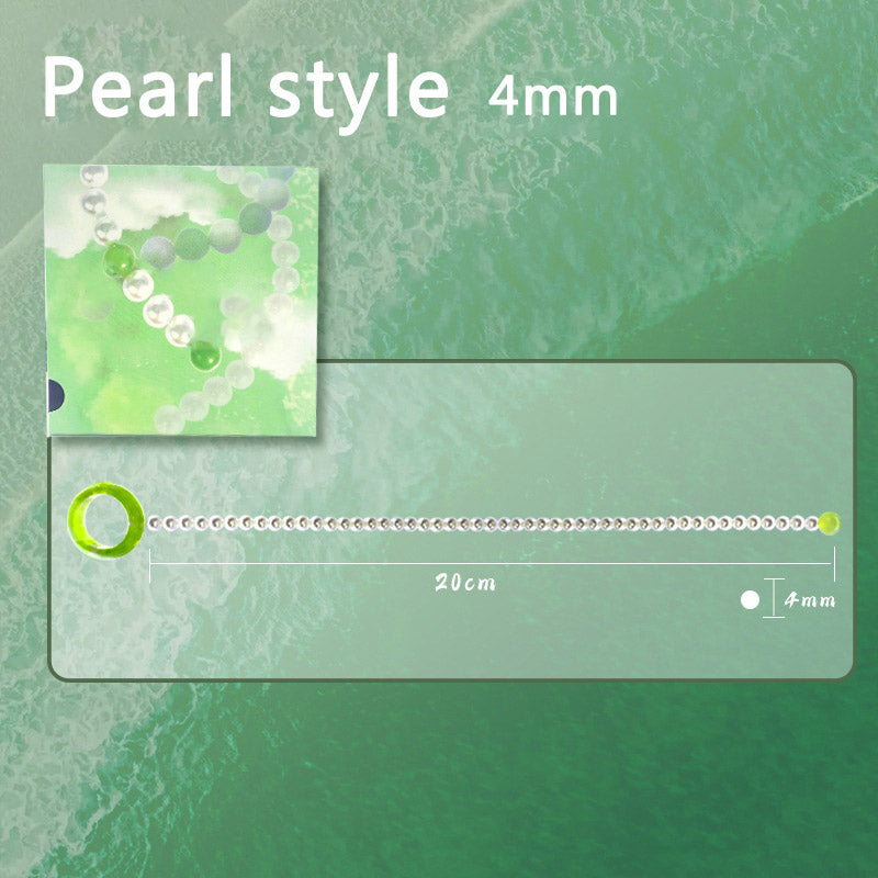 Pearl & Jade Beads Urethral Sound - 4mm - Pearls - image 7