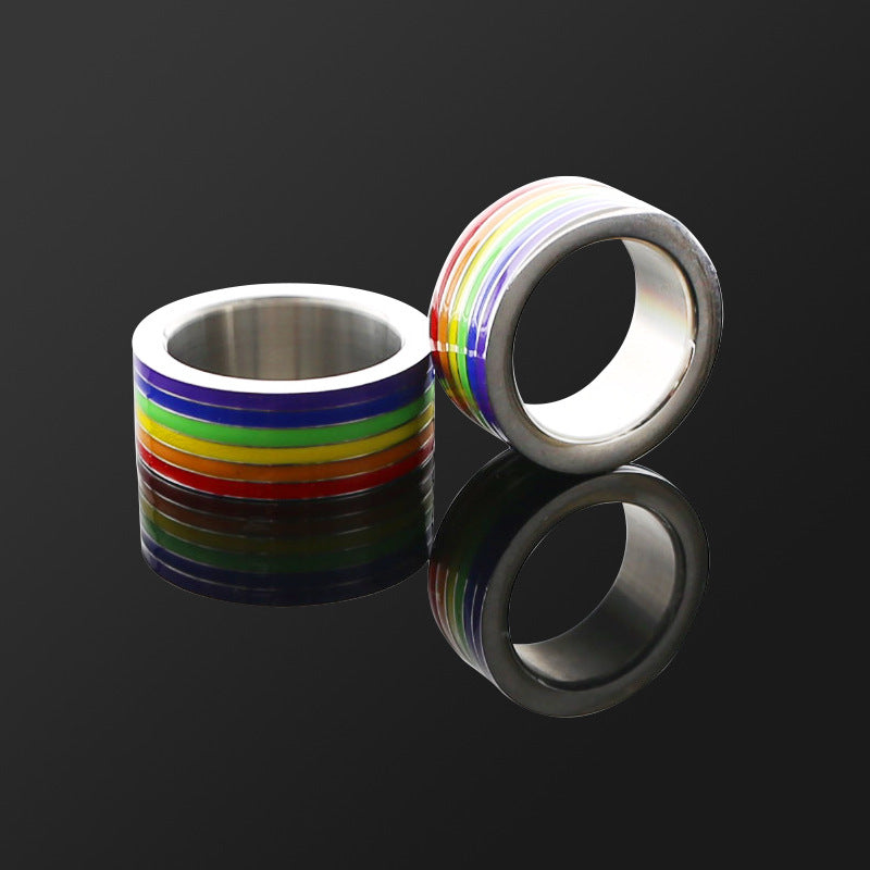 Pride Rainbow Cock Ring - 26mm - image 3