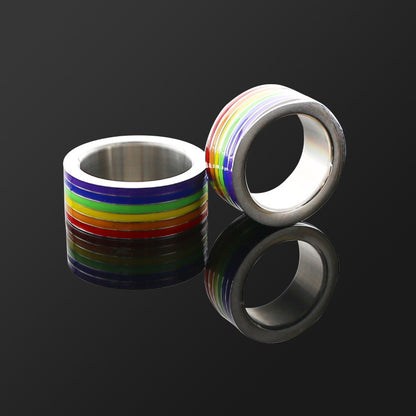 Pride Rainbow Cock Ring - 26mm - image 3