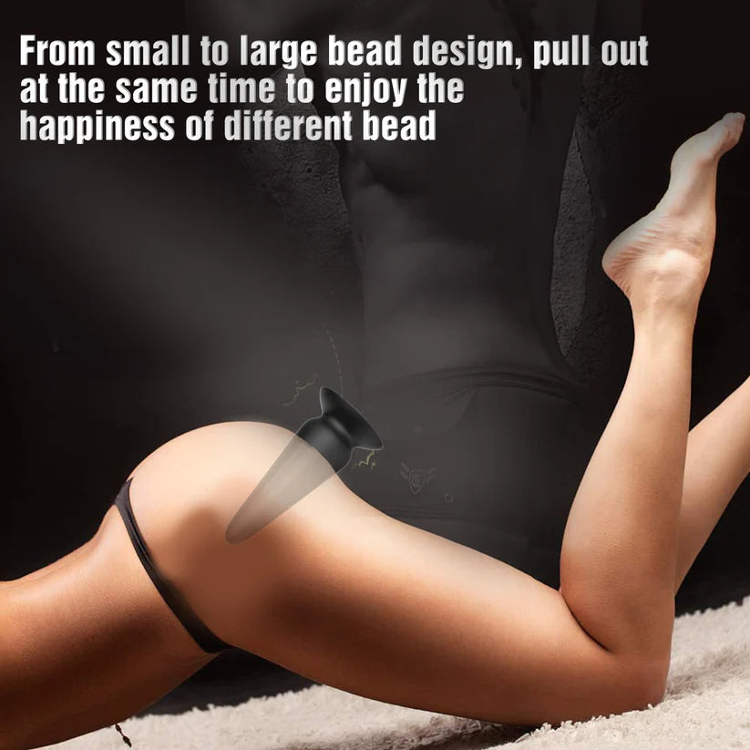 Remote Control Vibrating Butt Plug - Tapered Vaginal Anal Stimulator Prostate Massager - image 2
