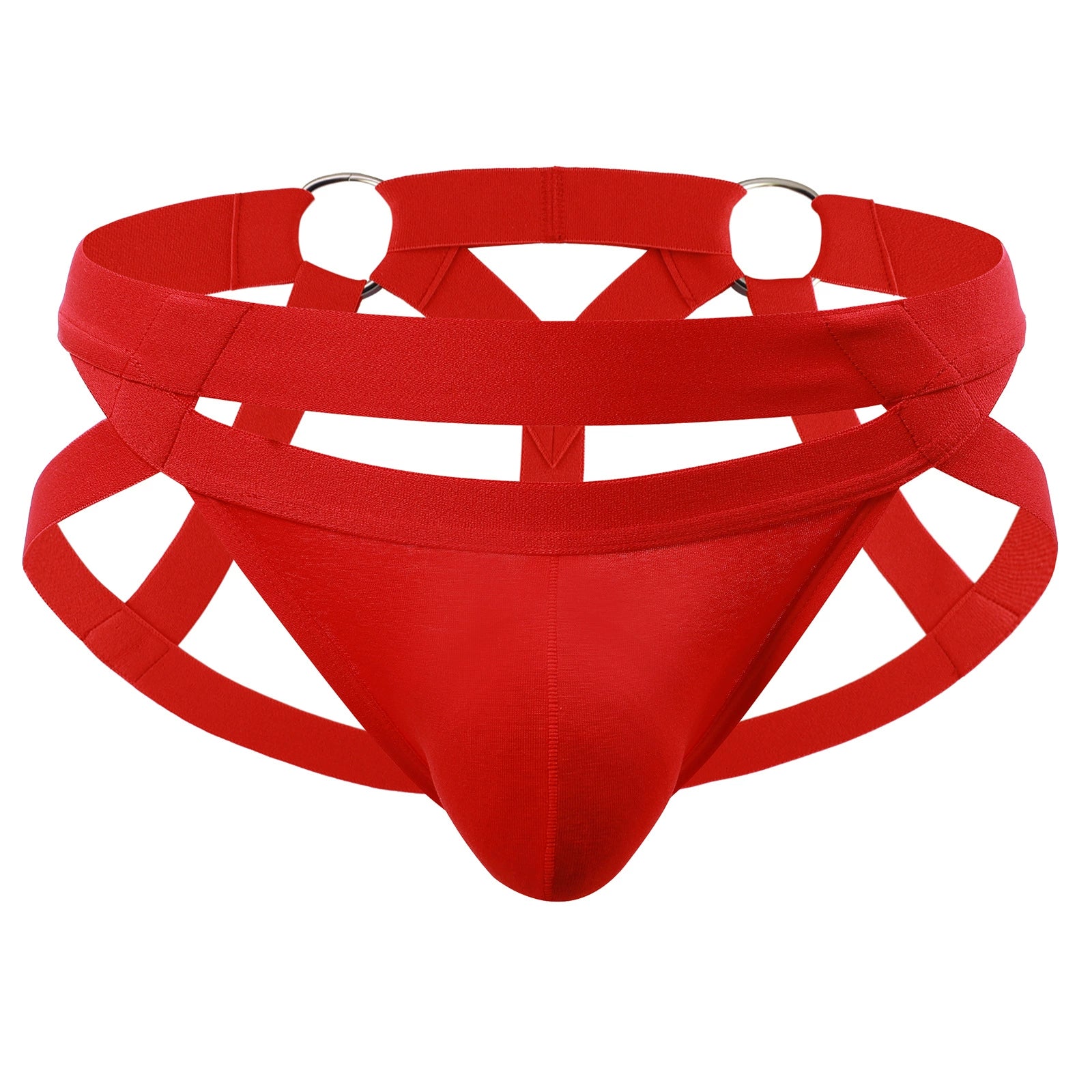 Steellift Men's G-string - Red - 2XL - image 11