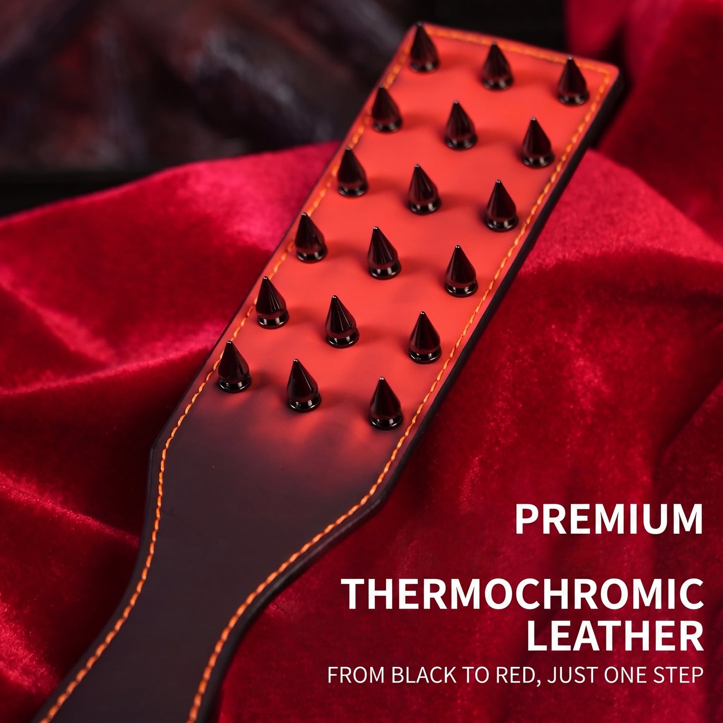 Color-Changing Studded Leather Paddle - image 9