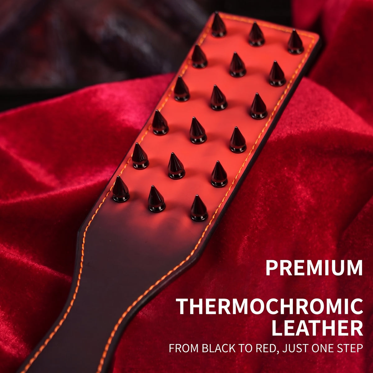 Color-Changing Studded Leather Paddle - image 9