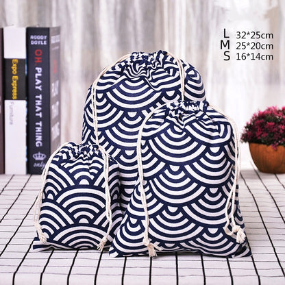 Cotton Sex Toy Organizer Storage Bag - C - L - image 2