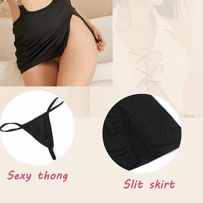 Secretary-Inspired Lingerie Costume Set - image 1