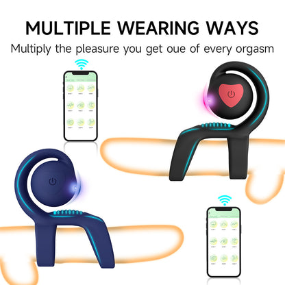 Cock Ring With Snail Clit Stimulator - image 3