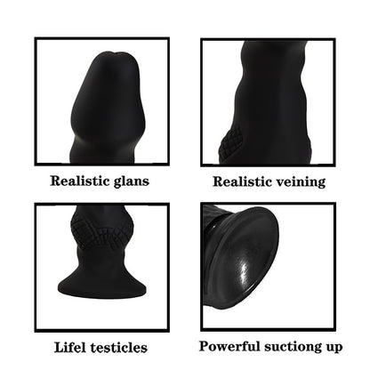 FlexiMate Silicone Dildo with Suction Cup - image 8