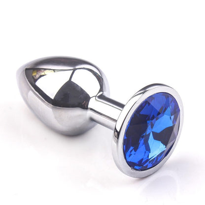 Gem Anal Butt Plugs - Blue - image 1