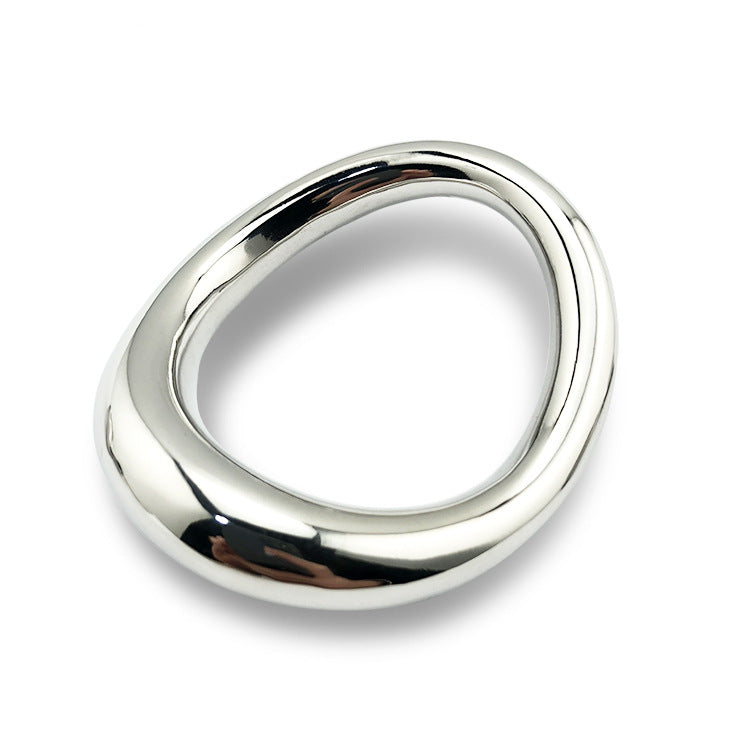Ergonomic Steel Cock Ring - image 2