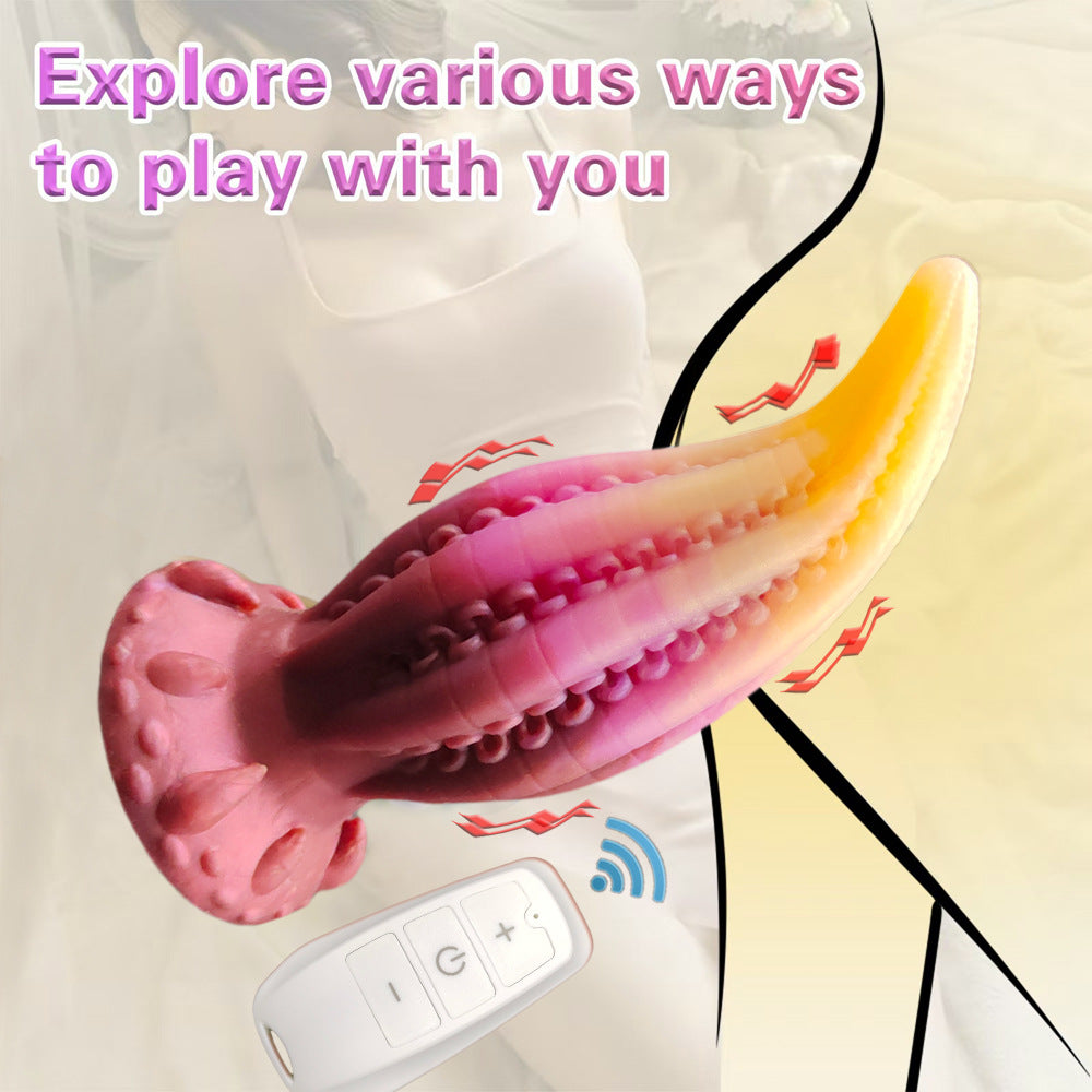 5.51'' Insertable Octopus-tentacle Silicone Dildo - image 1