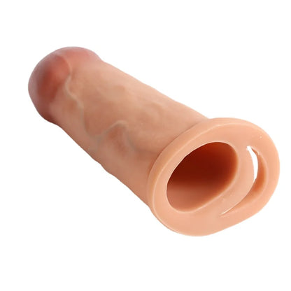 Open Head Penis Sleeve Extender Enlarger - image 2