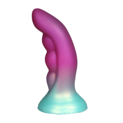 Alien Fantasy Finger Dildo – 6.3” Silicone Gradient Anal & Vaginal Toy with Suction Cup - B - image 9