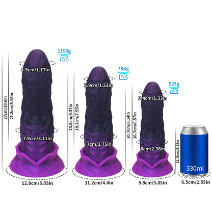 Amethyst Behemoth Triple Dominance Dildo - image 4