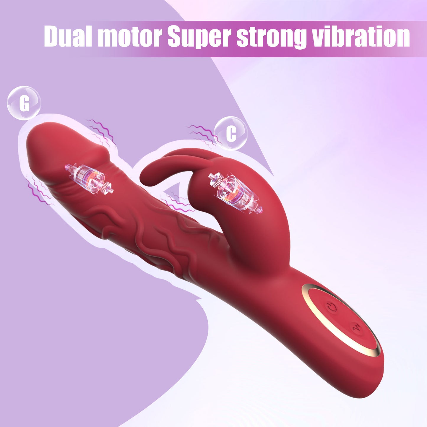 10-Mode Silicone Dual-Stimulation Rabbit Vibrator - image 3