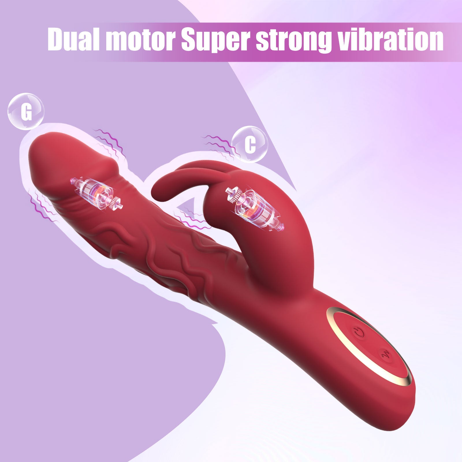10-Mode Silicone Dual-Stimulation Rabbit Vibrator - image 3