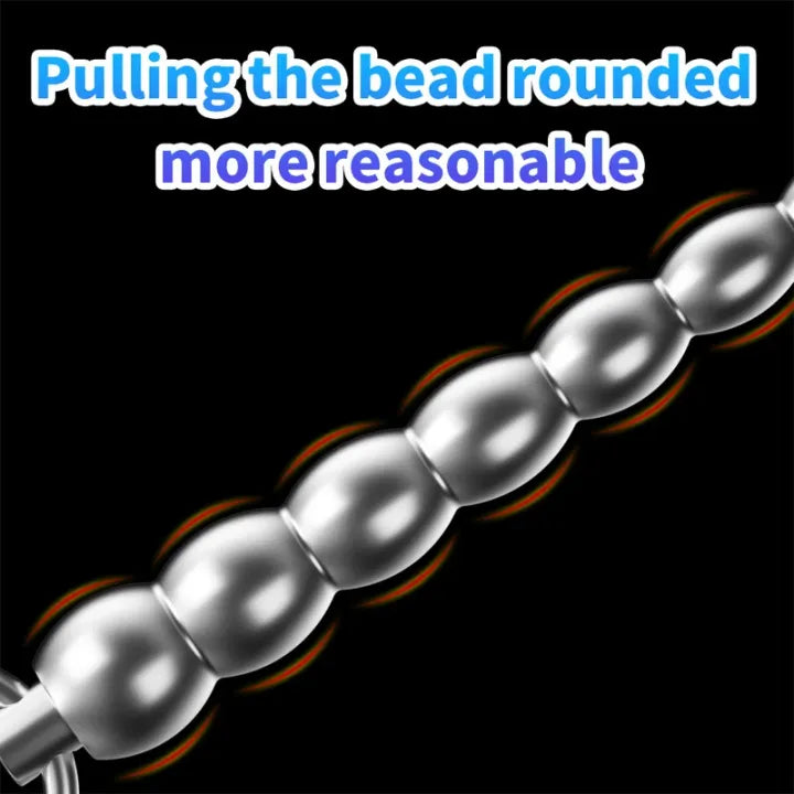 Stainless Steel Beaded Urethral Sound – Gradual Size Trainer for Deep Stretching & Intense Play - image 3