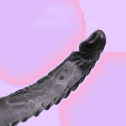 Vibrating Animal Penis Sleeve Sex Toy Reusable Special Condom - image 2