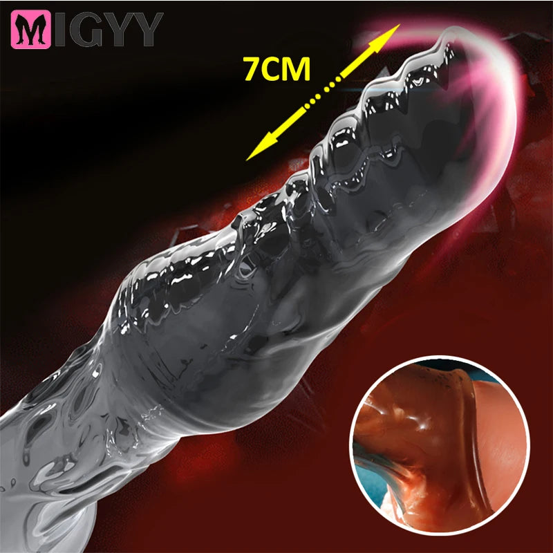 Penis Sleeve Extensions with Vibration - image 2